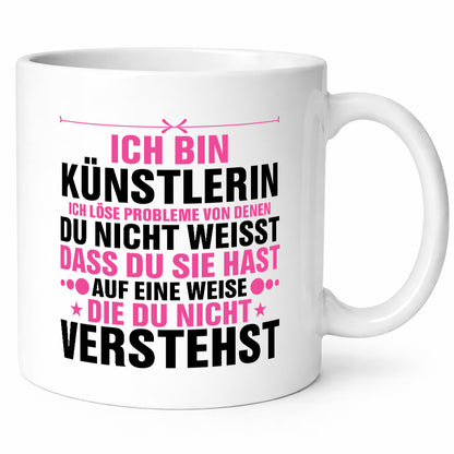 Löse Probleme: Künstlerin| Kunst v2 Geschenk Humor Geschenkidee lustiger Spruch