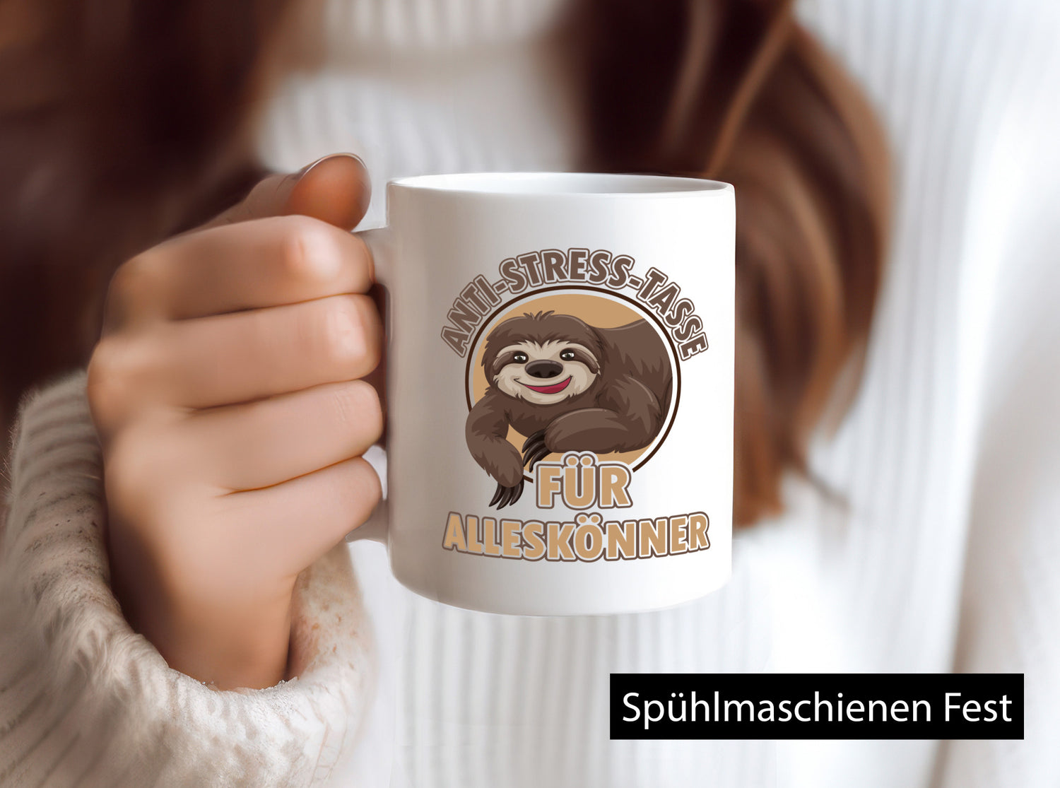 Anti Stress Tasse für alleskönner Humor Geschenkidee