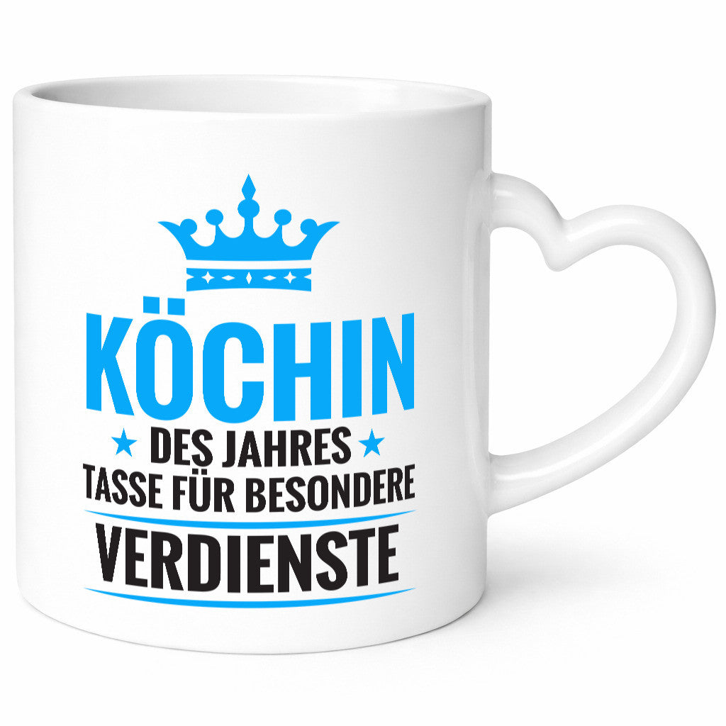Besonderer Verdienst: Köchin | Chefköchin Chefkoch Geschenkidee Arbeit Kollegen