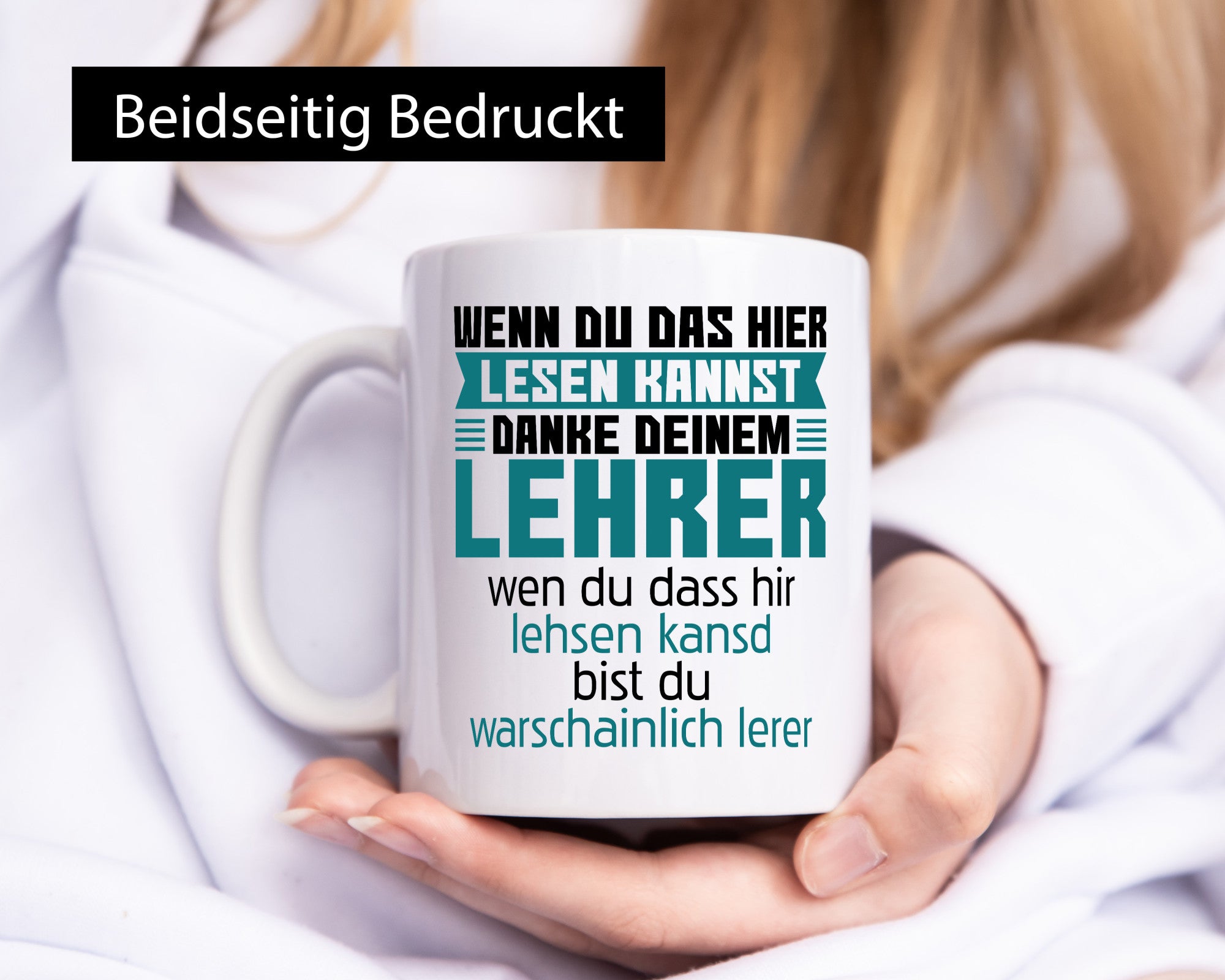 Wahrscheinlich Lehrer | Abschlussgeschenk Lehrerin Humor Geschenkidee Tasse
