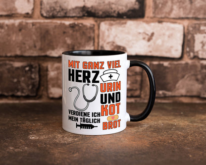 Verdiene mein Täglich Brot | Krankenschwester Krankenhaus lustiger Spruch Tasse