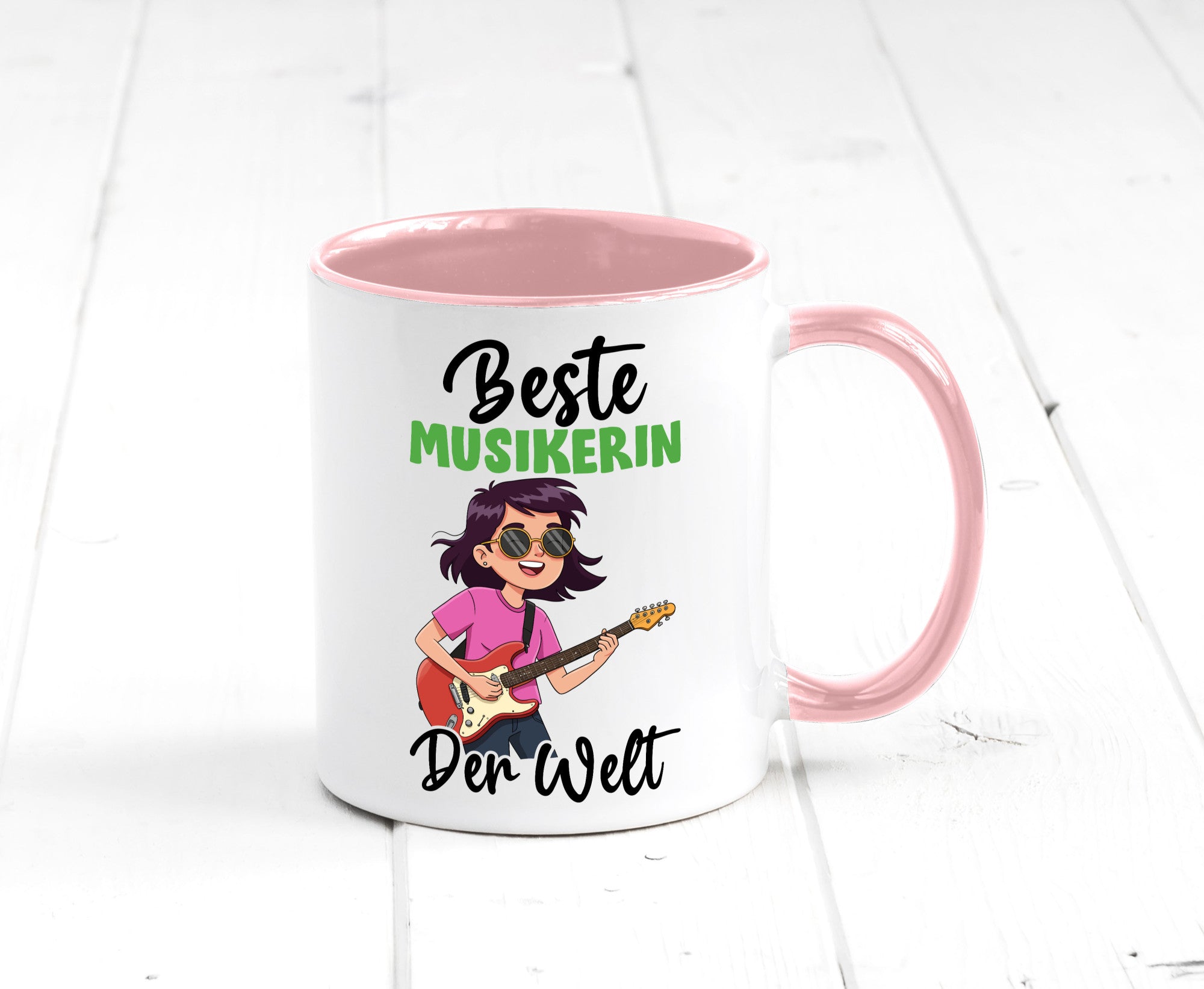 Beste Musikerin | Musik Musikantin v2 Geschenkidee Humor Tasse