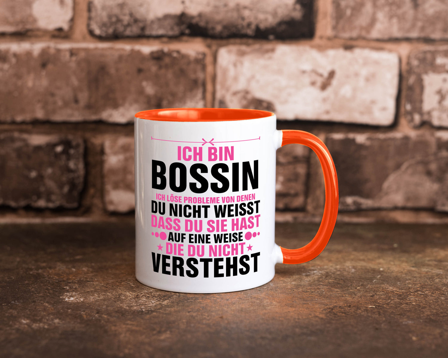 Löse Probleme: Bossin | Führungskraft Vorgesetzte lustig Humor Geschenkidee