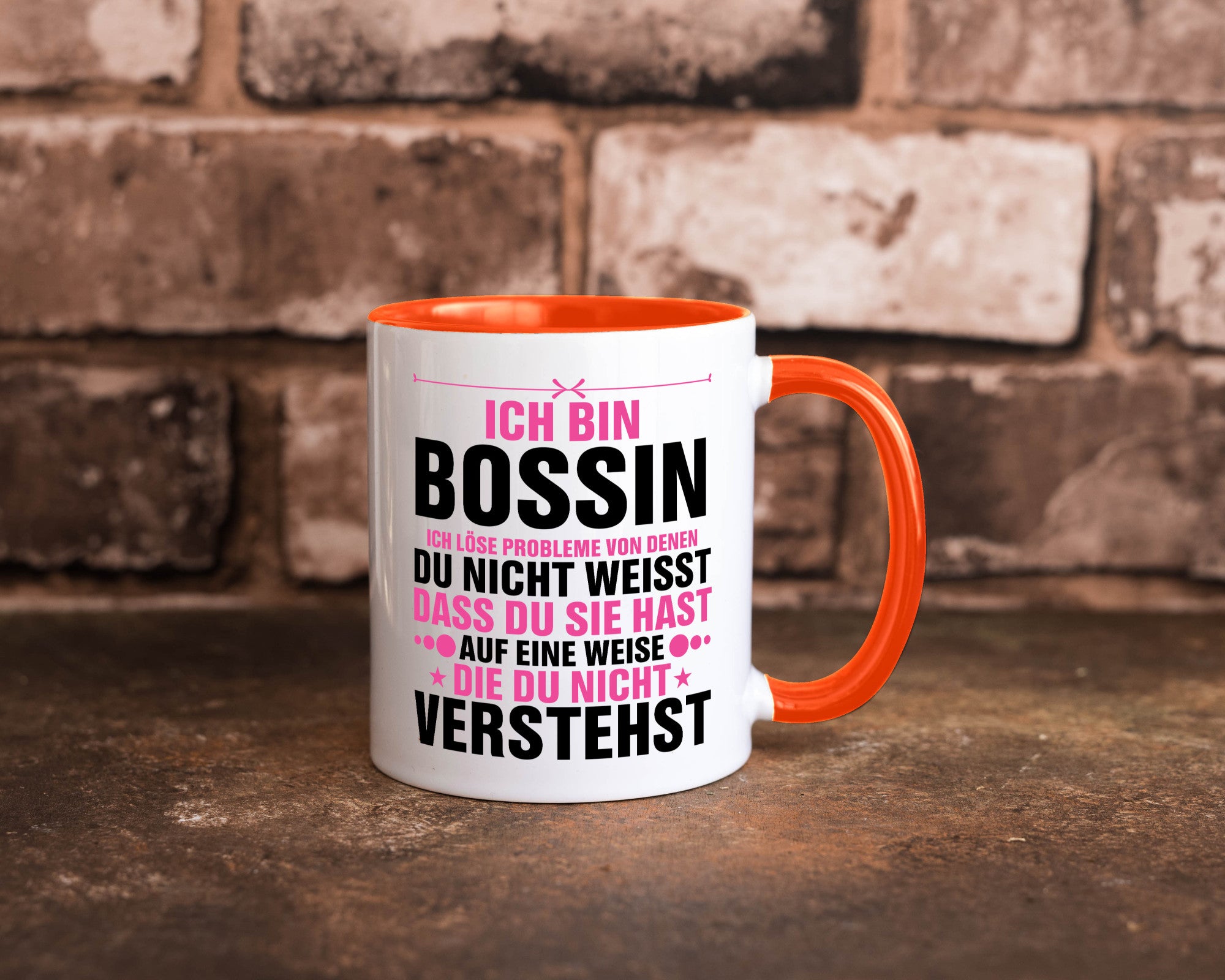 Löse Probleme: Bossin | Führungskraft Vorgesetzte lustig Humor Geschenkidee