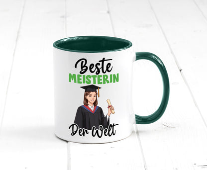 Beste Meisterin | Meisterbrief v2 Geschenk Humor Geschenkidee lustiger Spruch