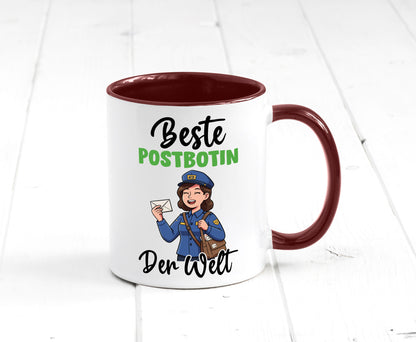 Beste Postbotin | Beruf Post Briefträger v2 lustig Arbeit Kollegen Büro