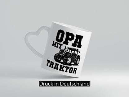 Opa mit Traktor | Geschenkidee Familie Humor Tasse