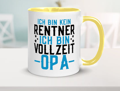 Rentner | Vollzeit Opa Pension Ruhestand Großvater lustiger Spruch Geschenk