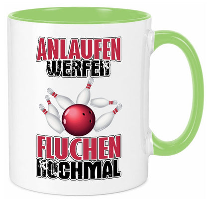 Bowling Tasse Geschenk Humor Geschenkidee lustiger Spruch