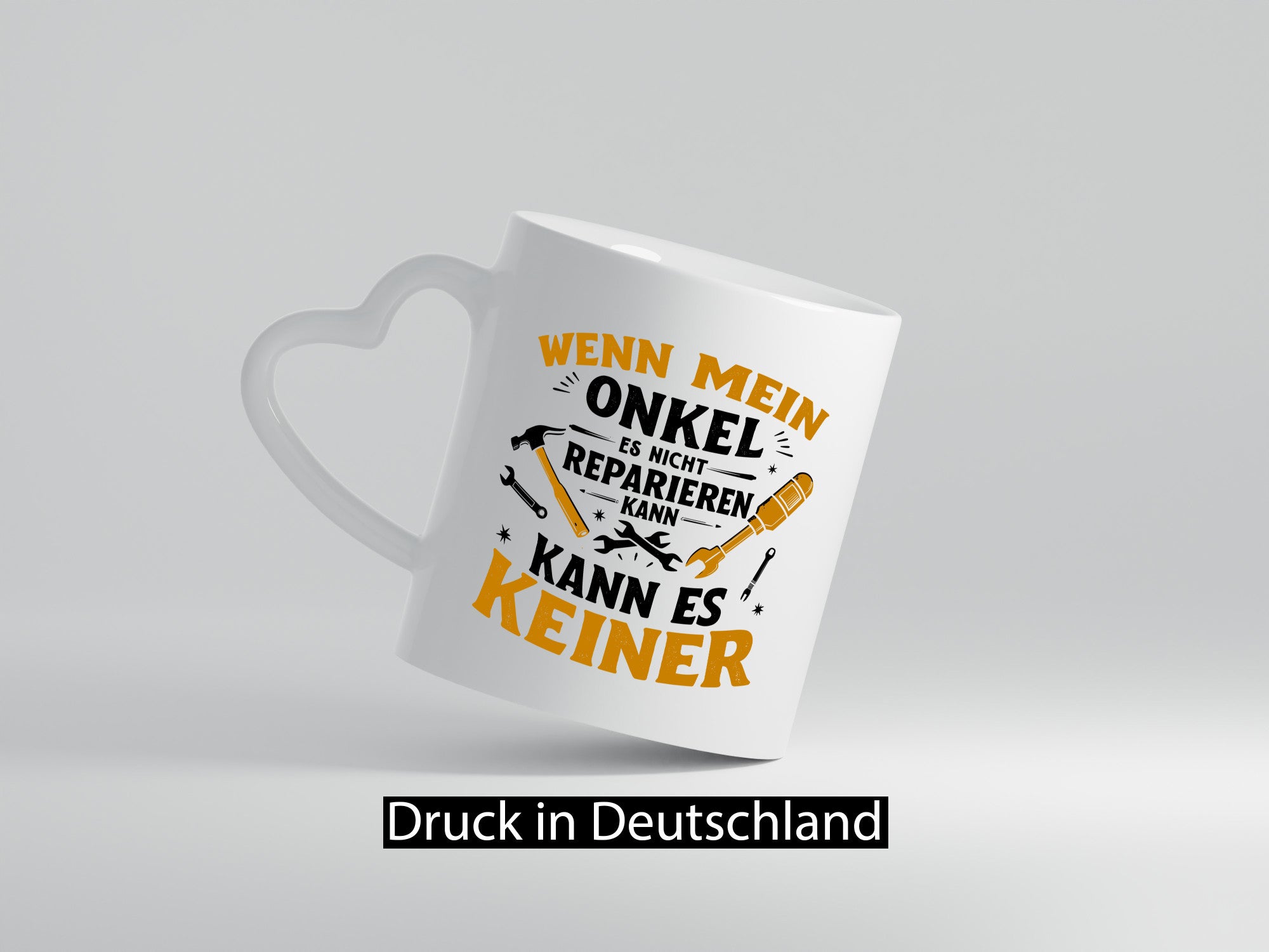 Wenn mein Onkel es nicht reparieren kann keiner v2 Geschenkidee Humor Tasse