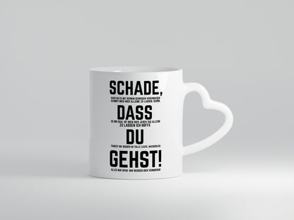 Schade das du gehst | Arbeitskollegen Jobwechsel lustig Arbeit Kollegen Büro