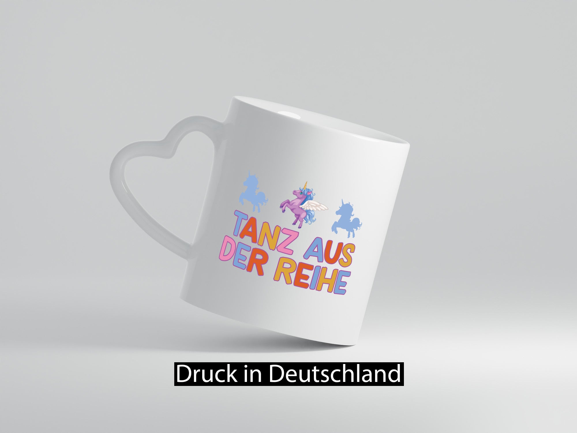 Tanz aus der Reihe | Einhörner Geschenk Humor Geschenkidee lustiger Spruch Tasse
