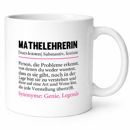 Mathelehrerin | Spruch Lehrer Mathe lustig lustiger Geschenk Humor Geschenkidee