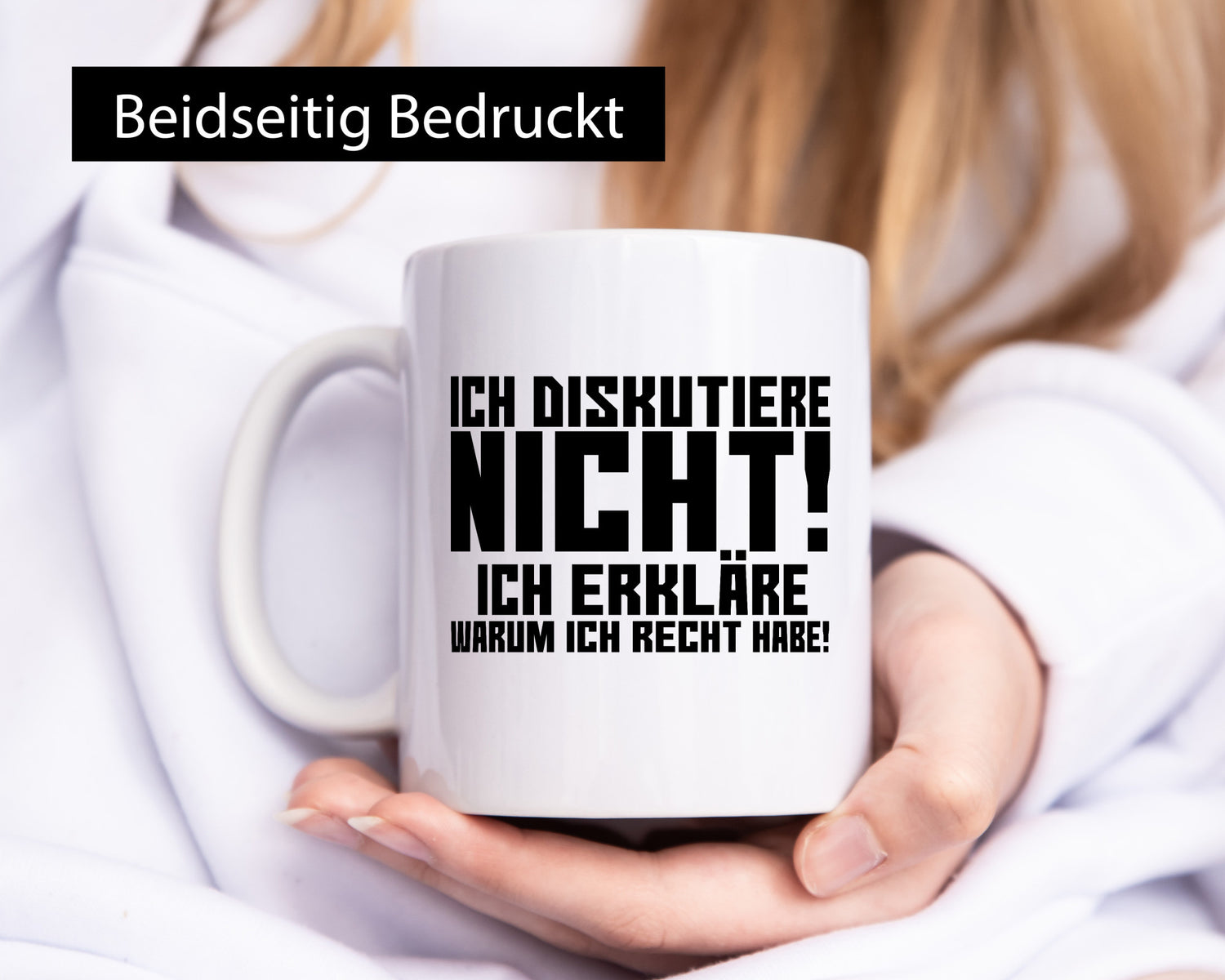 Ich diskutiere nicht | Rechthaber Besserwisser Spruch Geschenk Tierliebhaber