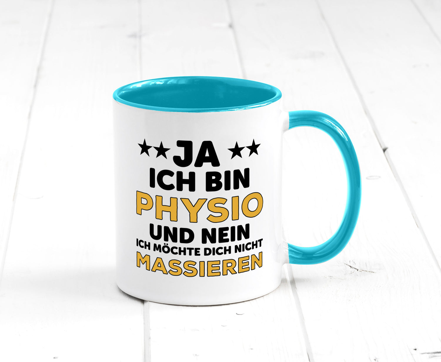 Ich bin Physio | lustige Spruch Tasse Physiotherapeut Geschenkidee Humor