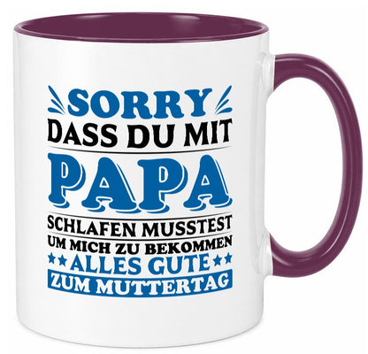 Muttertags Tasse vl10 lustig Familie Geschenkidee Geschenk