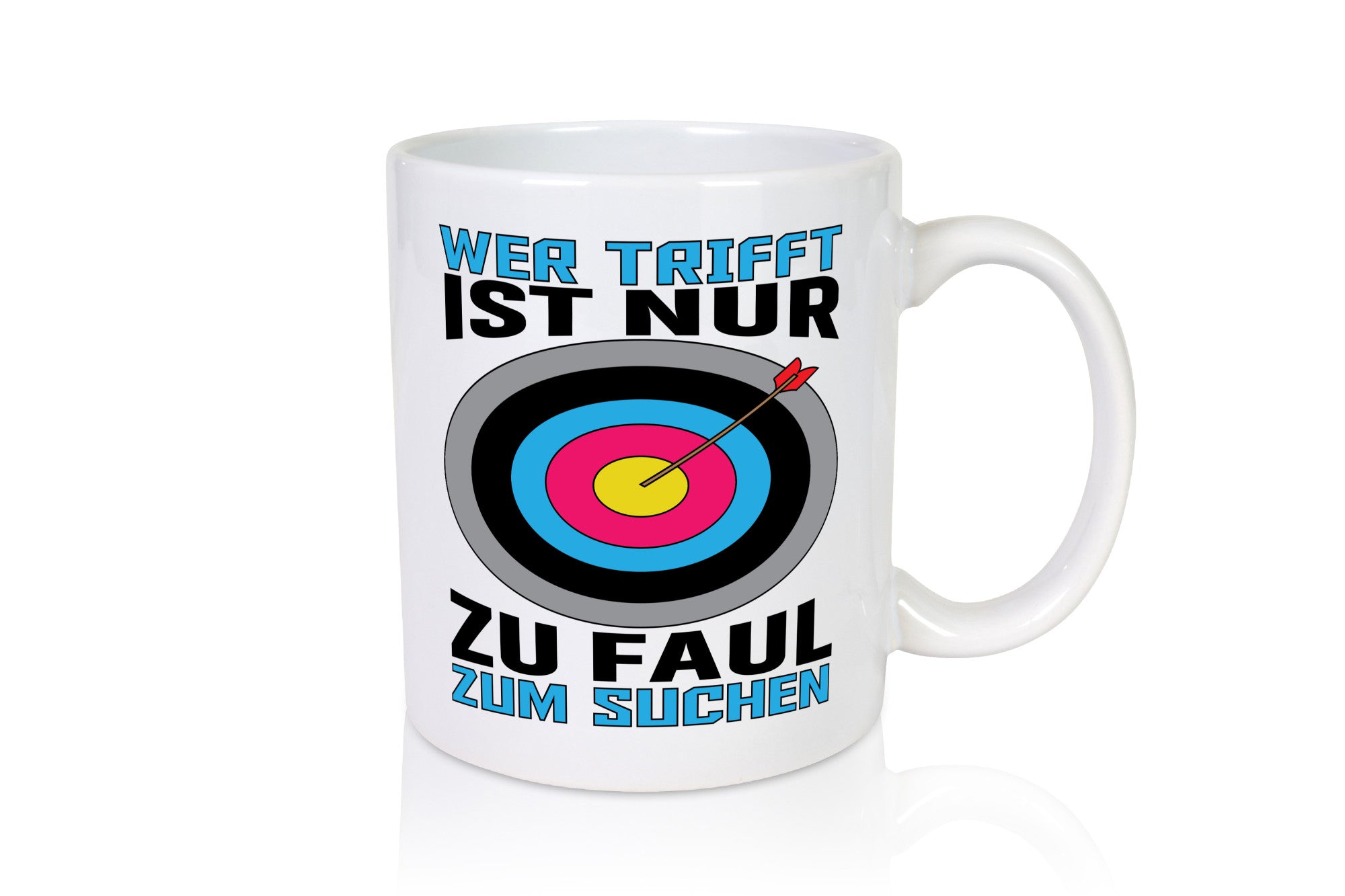 Wer trifft ist nur zu Faul zum Suchen | Bogenschießen Geschenk Humor