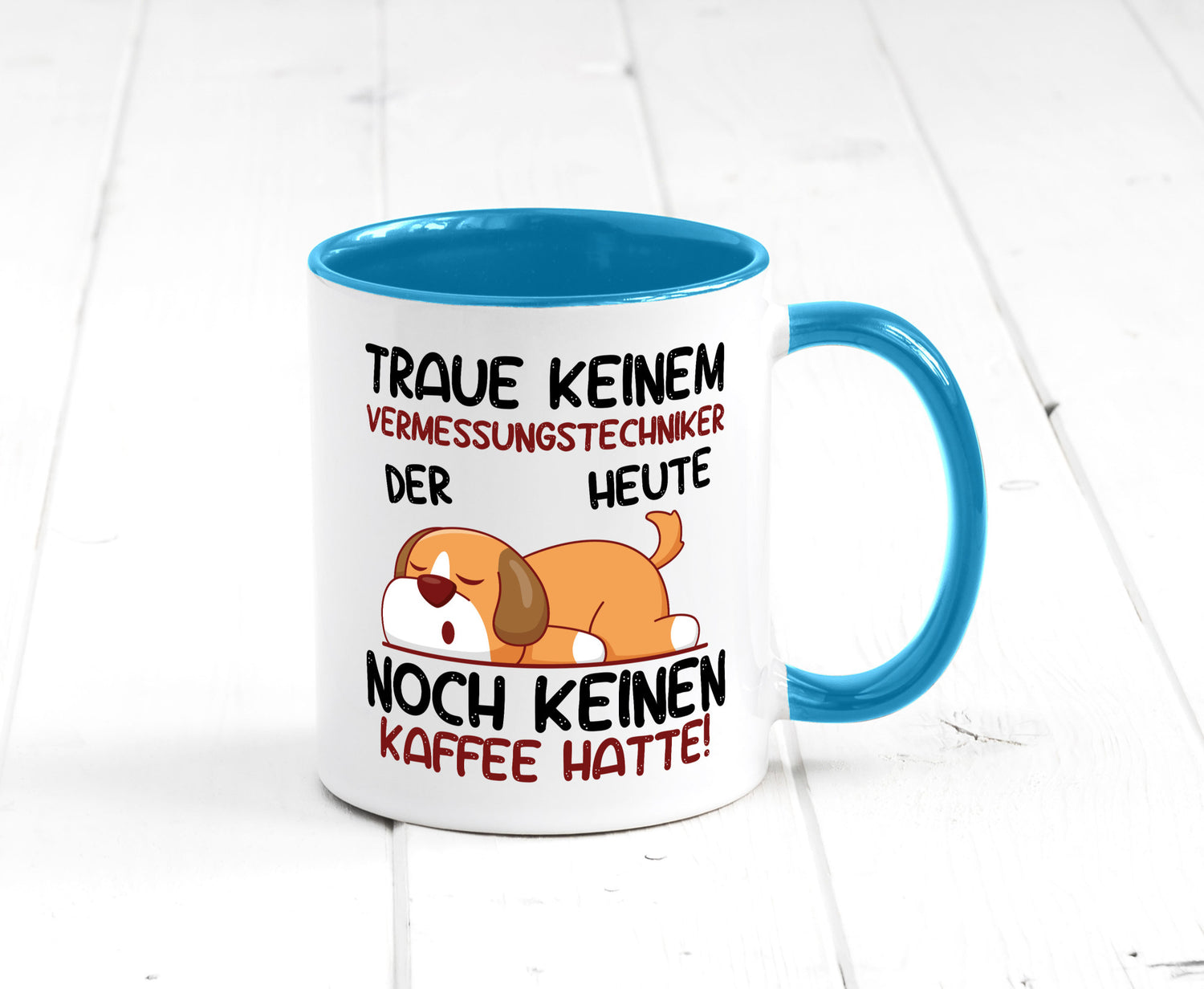 Traue keinem Vermessungstechniker | Techniker lustig Humor Geschenkidee
