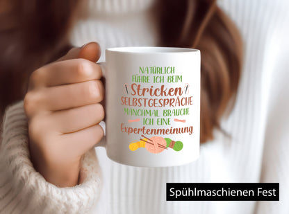 Stricken Selbstgespräche, brauche Expertenmeinung | Nähen Geschenk Humor