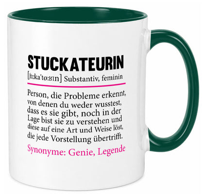 Stuckateurin | Innenausbau Beruf Humor Spruch Arbeit Kollegen Büro Geschenkidee
