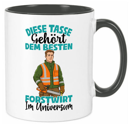 Im Universum: Forstwirt | Waldarbeiter lustig Arbeit Kollegen Büro Geschenk