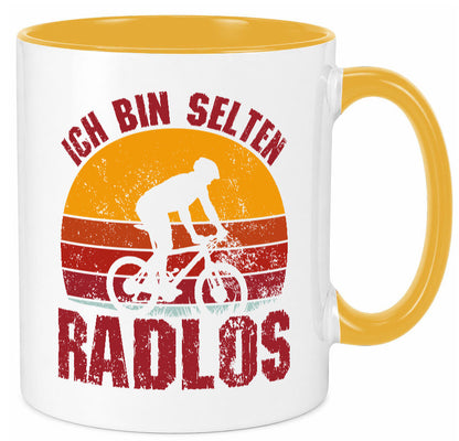 Ich bin Selten Radlos | Radfahrer Mountainbike Humor Geschenkidee Tasse