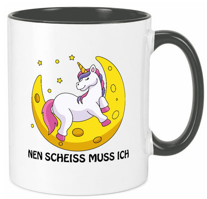 Nen Scheiss muss ich Geschenkidee Humor Tasse