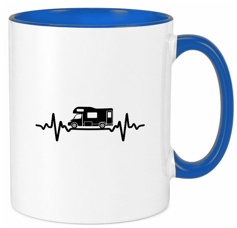Wohnmobil | Herzschlag lustiger Spruch Geschenk Humor Geschenkidee Tasse