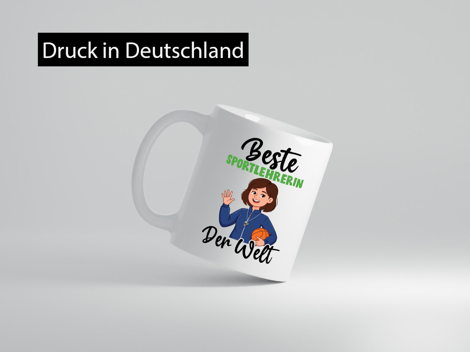 Beste Sportlehrerin | Lehrer Sport v2 lustig Humor Geschenkidee Geschenk Tasse
