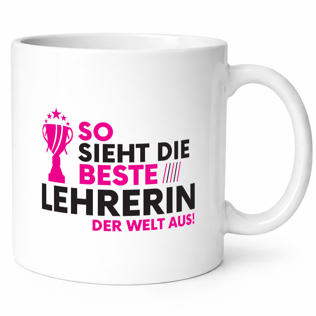 Die Weltbeste Lehrerin | Schule Beruf Schüler lustig Arbeit Kollegen Büro