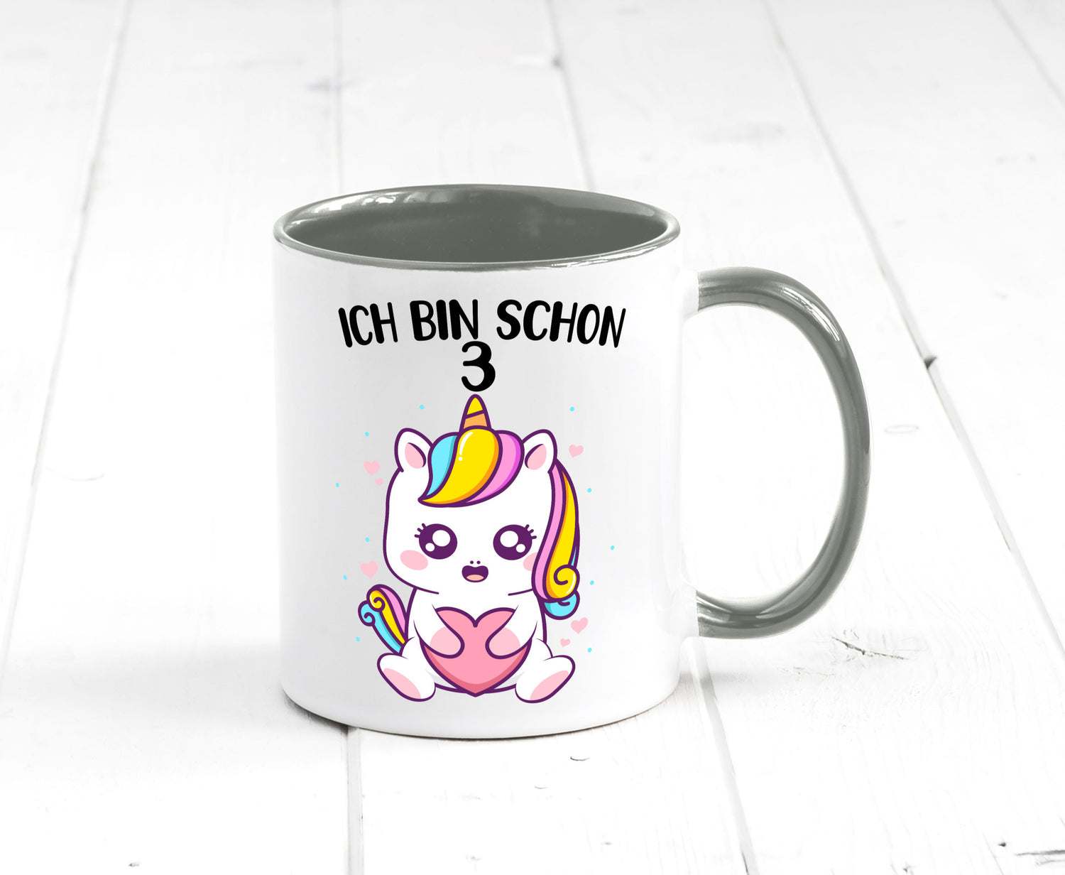 3. Geburtstag | Ich bin schon 3 Jahre Einhorn Mädchen lustig Geschenkidee