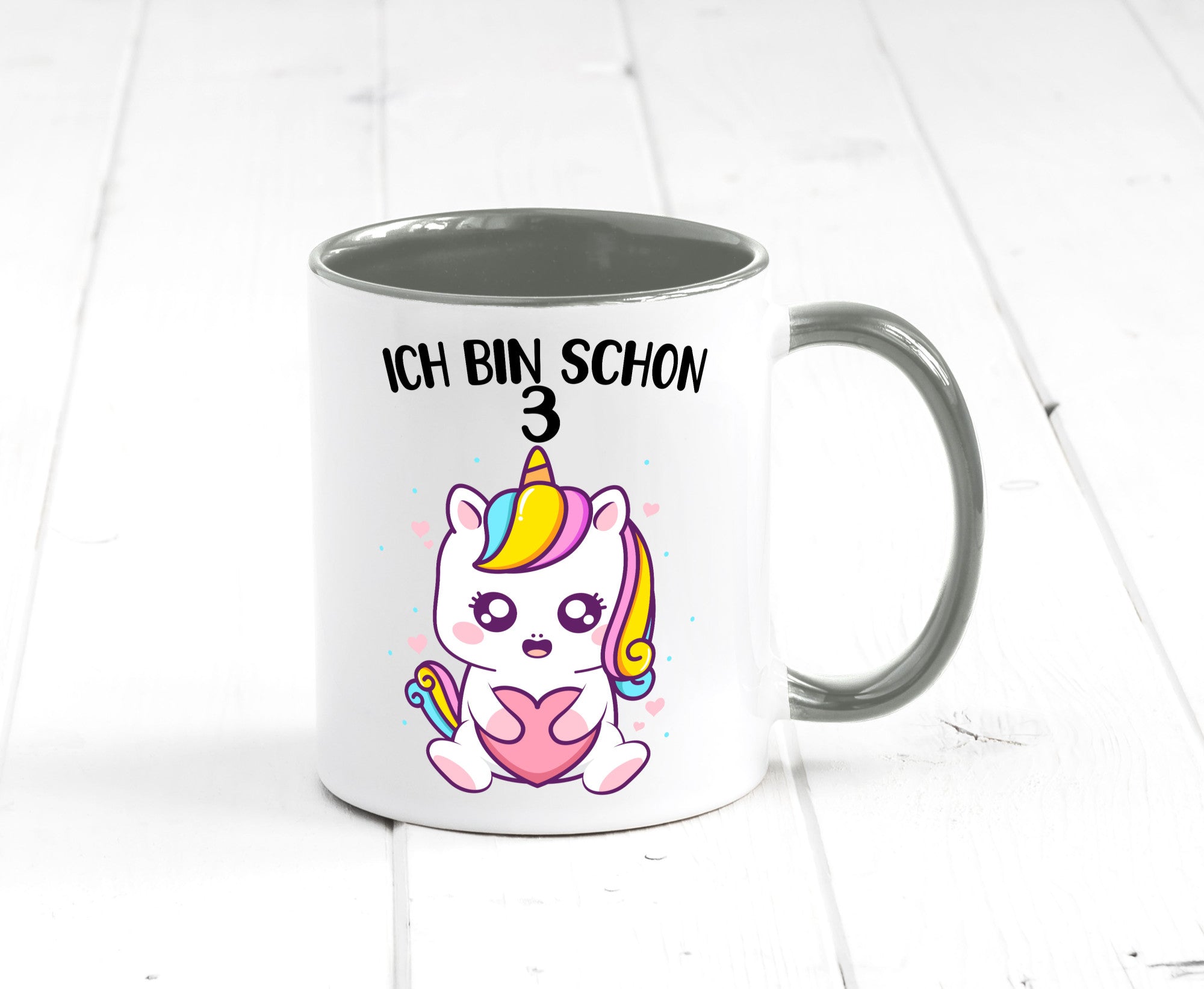 3. Geburtstag | Ich bin schon 3 Jahre Einhorn Mädchen lustig Geschenkidee