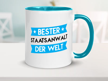 Bester Staatsanwalt | Anwalt Jurist lustig Humor Geschenkidee Geschenk Tasse