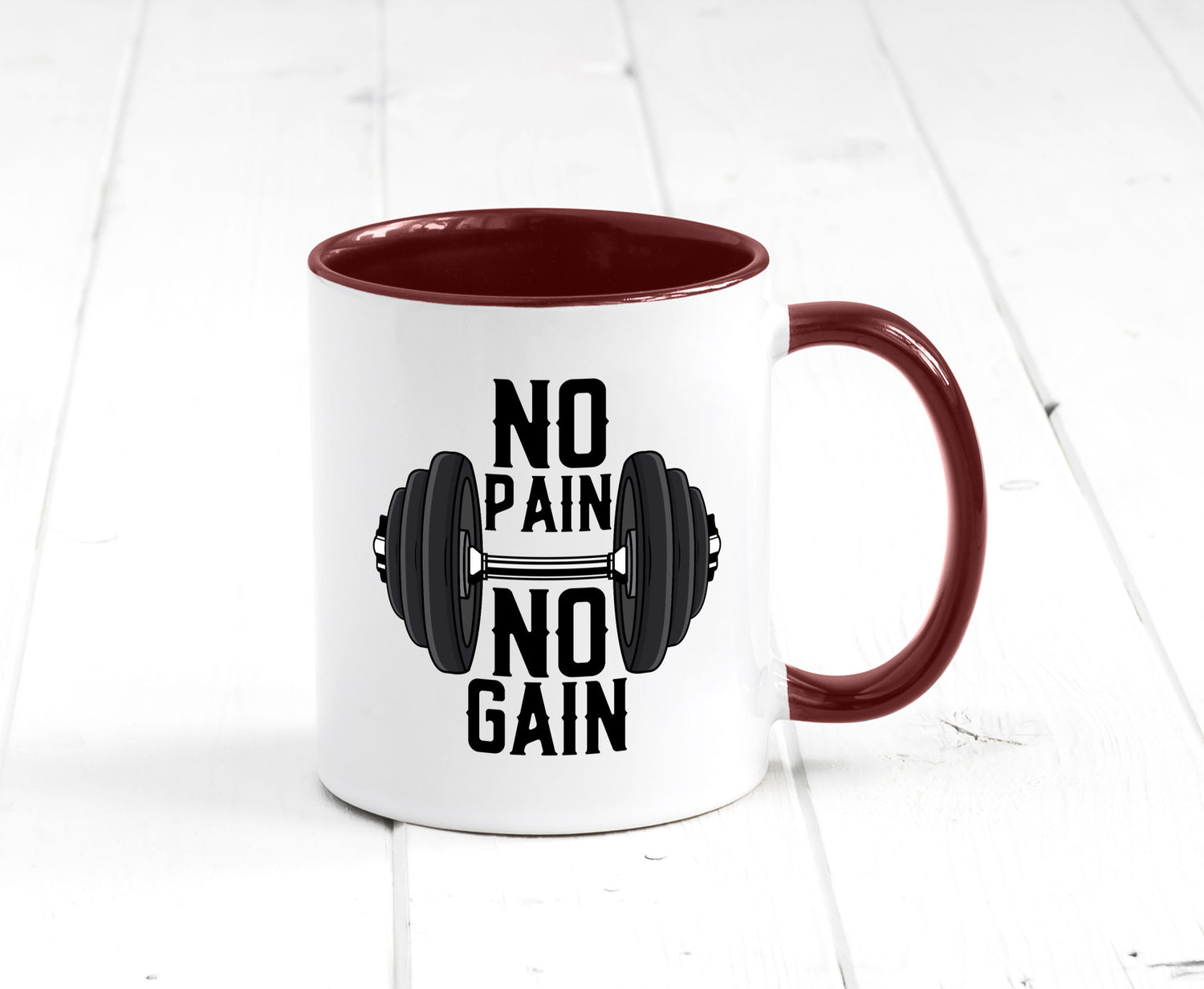 No Pain Gain | Training Motivation Fitness Pumpen lustig Humor Geschenkidee