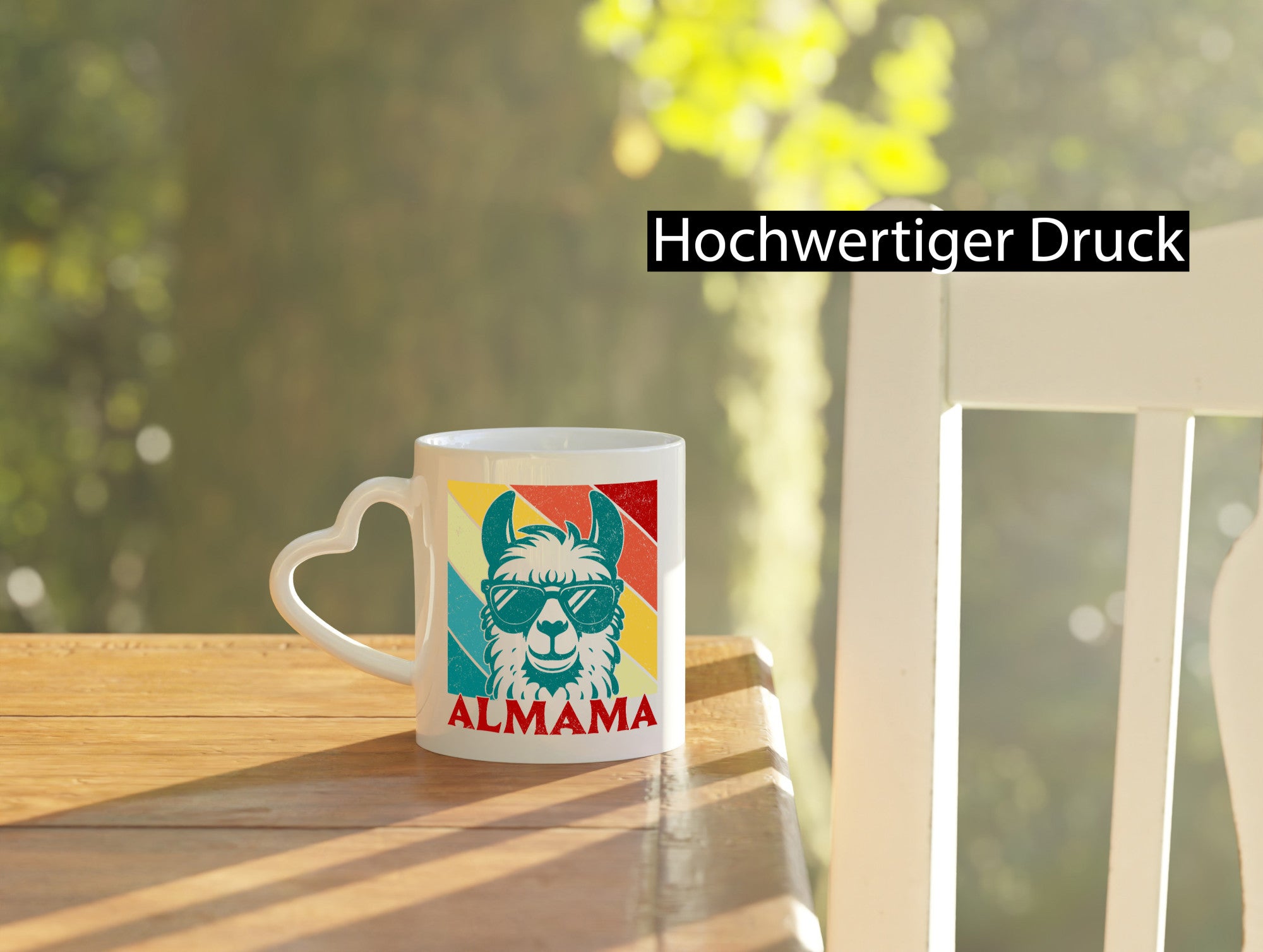 Almama | Lama Mutter Muttertag lustig Familie Geschenkidee Geschenk Tasse