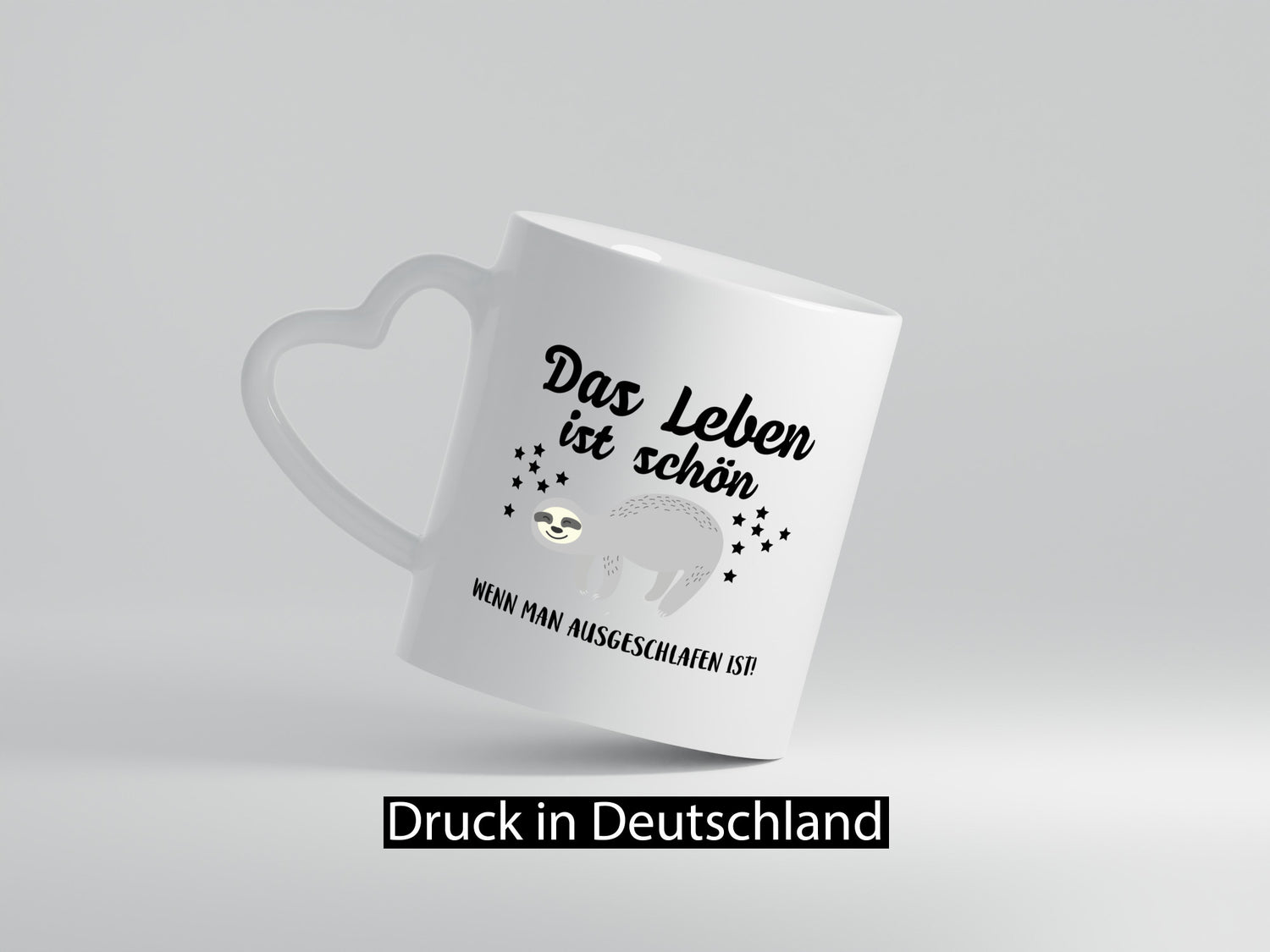 Schön ausgeschlafen | Morgenmuffel Motiv müde Geschenkidee Humor Tasse