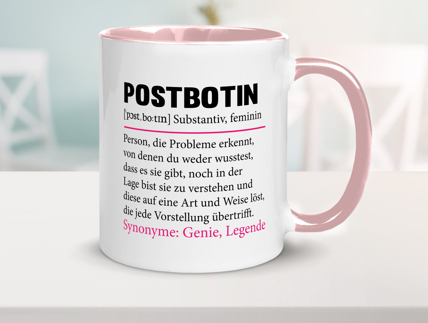 Postbotin | Beruf Post lustiger Spruch Briefträger v2 Humor Arbeit Kollegen