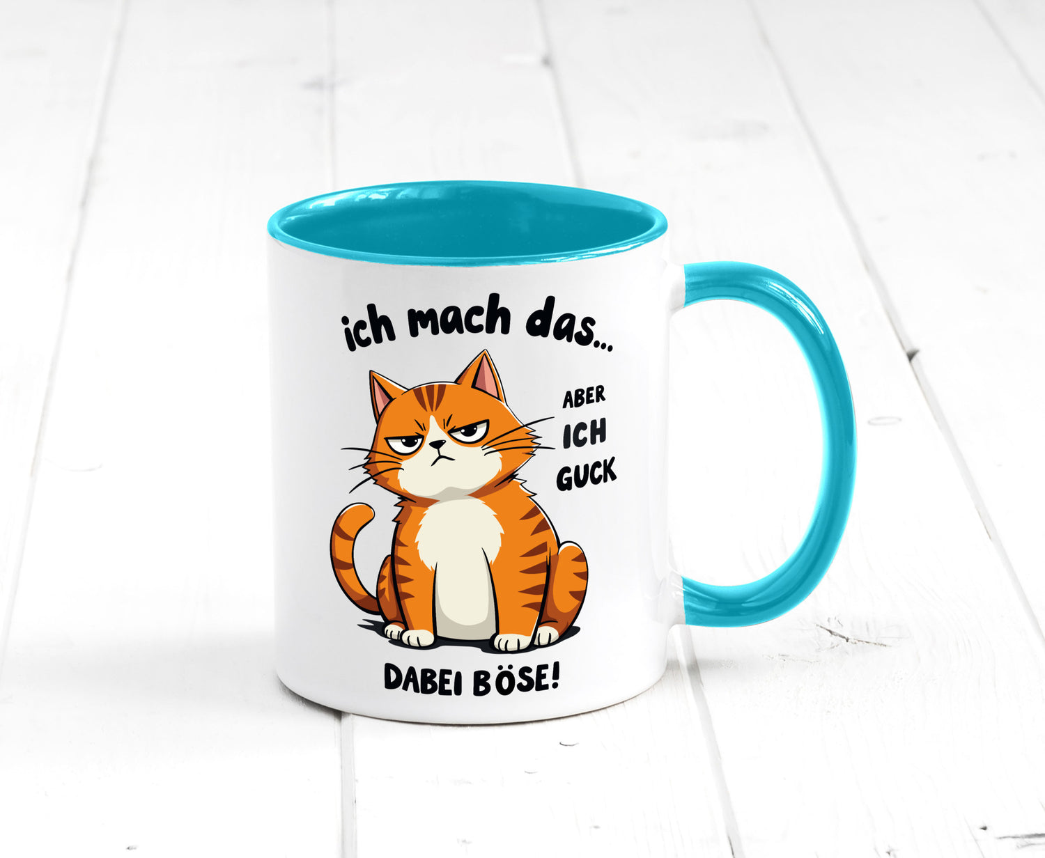 Ich guck dabei Böse | Katze Ironie Geschenk Tierliebhaber Humor lustiger Spruch