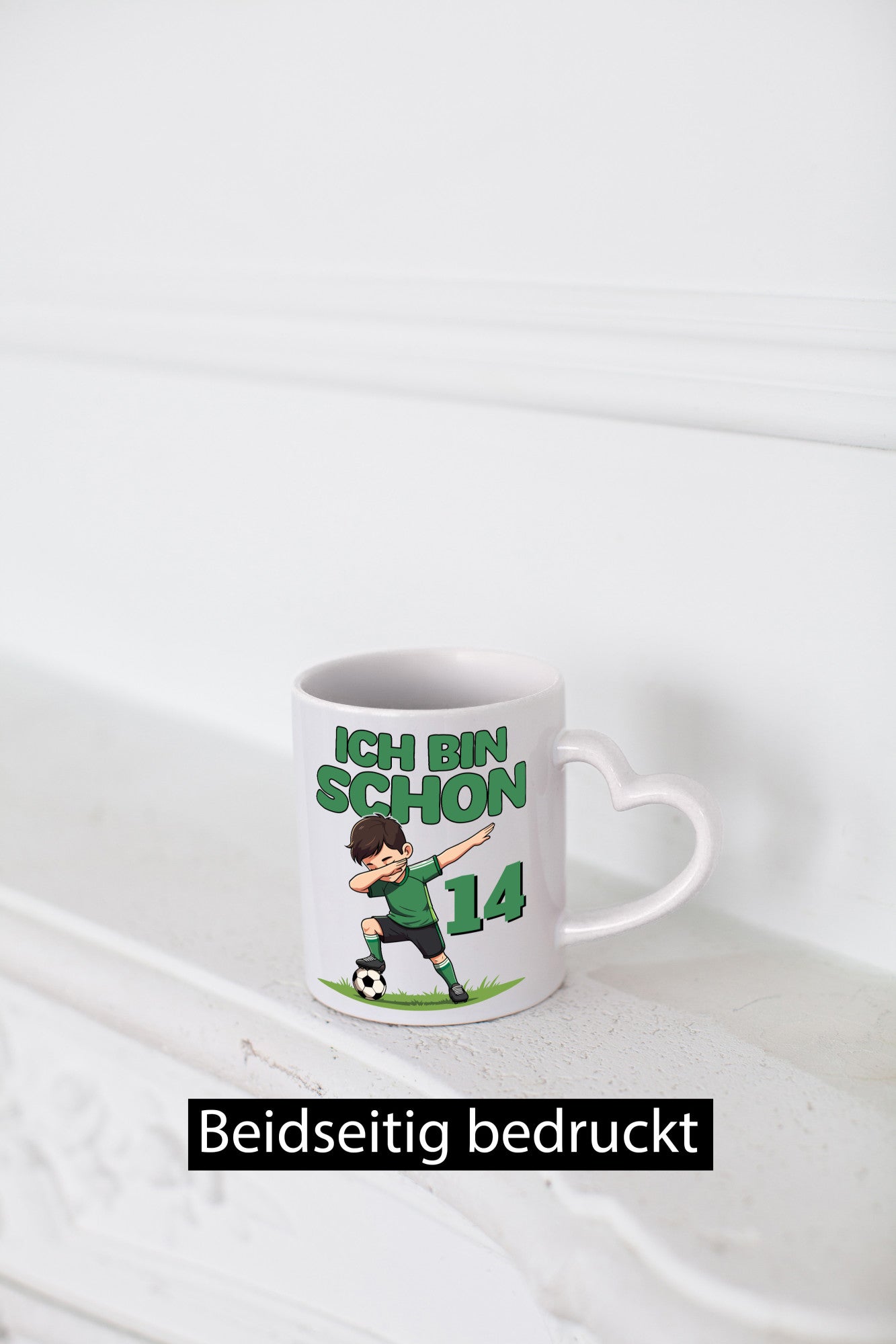 14. Geburtstag | 14 Jahre Fußballer lustig Geschenkidee Geschenk Tasse
