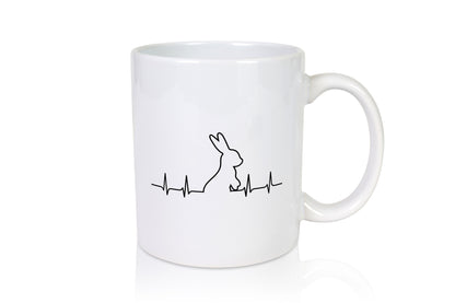Kaninchen Herzschlag | Motiv Tierfreund Hase Nager lustiger Spruch Geschenk