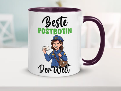 Beste Postbotin | Beruf Post Briefträger v2 lustig Arbeit Kollegen Büro