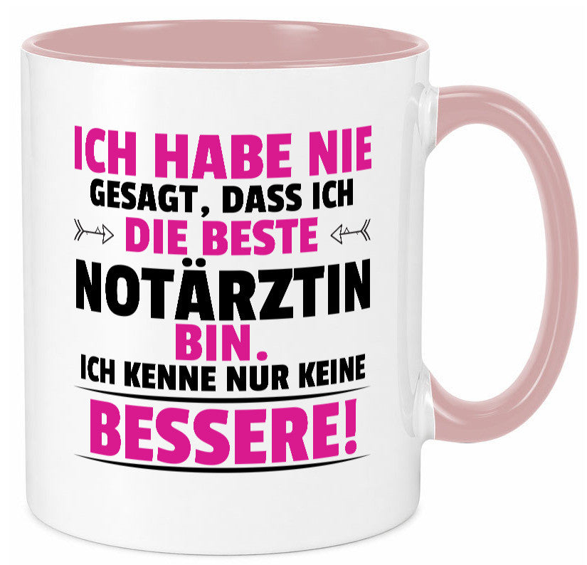 Die Beste Notärztin | Ärztin Humor Geschenkidee Tasse