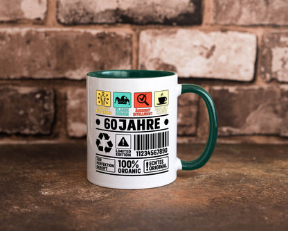 60. Geburtstag | 60 Jahre Humor Limited Edition Geschenkidee Tasse