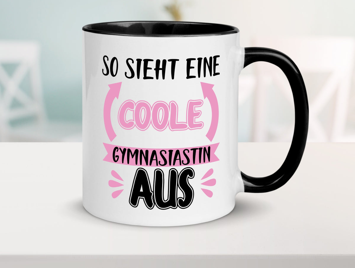 Coole Gymnasiastin | Mädchen Tasse Schülerin lustig Humor Geschenkidee Geschenk