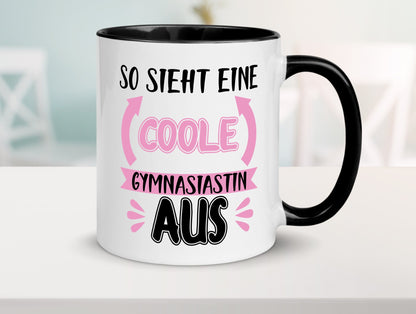 Coole Gymnasiastin | Mädchen Tasse Schülerin lustig Humor Geschenkidee Geschenk