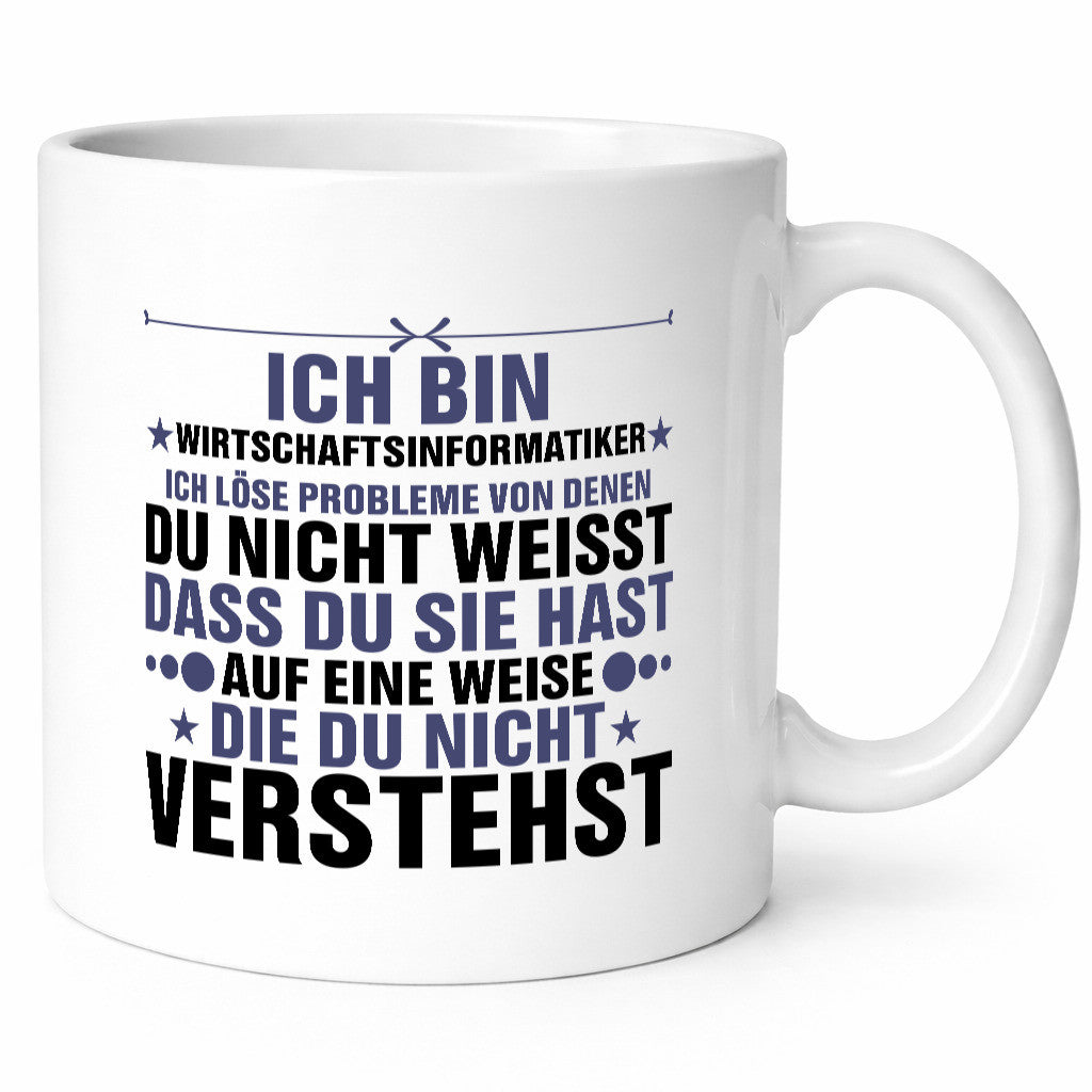 Löse Probleme: Wirtschaftsinformatiker v2 lustiger Spruch Geschenk Humor