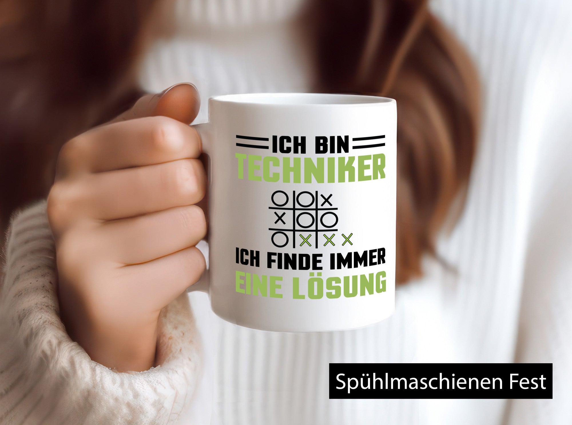 Ich bin Techniker, ich finde immer eine Lösung | Lustiger Spruch Geschenk Humor