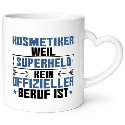 Superheld Kosmetiker | Kosmetik Stylist Visagist Geschenkidee Humor Tasse
