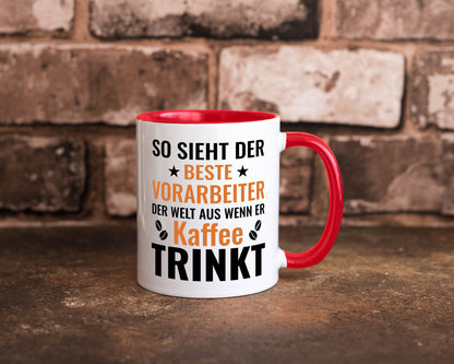 Kaffee trinkt: Vorarbeiter | Kollege Teamleiter Geschenk Arbeit Kollegen Büro