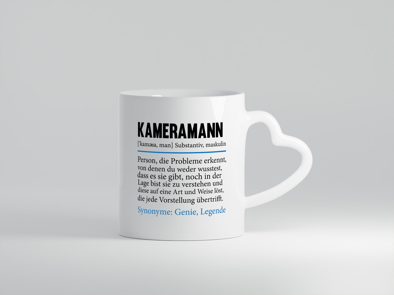 Kameramann | lustig Definition Kamera Beruf Geschenkidee Arbeit Kollegen Büro
